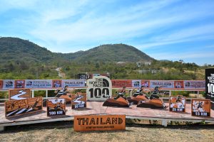Race distance signs The North Face 100 Thailand