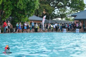 Triathlon swim lineup pool Thailand